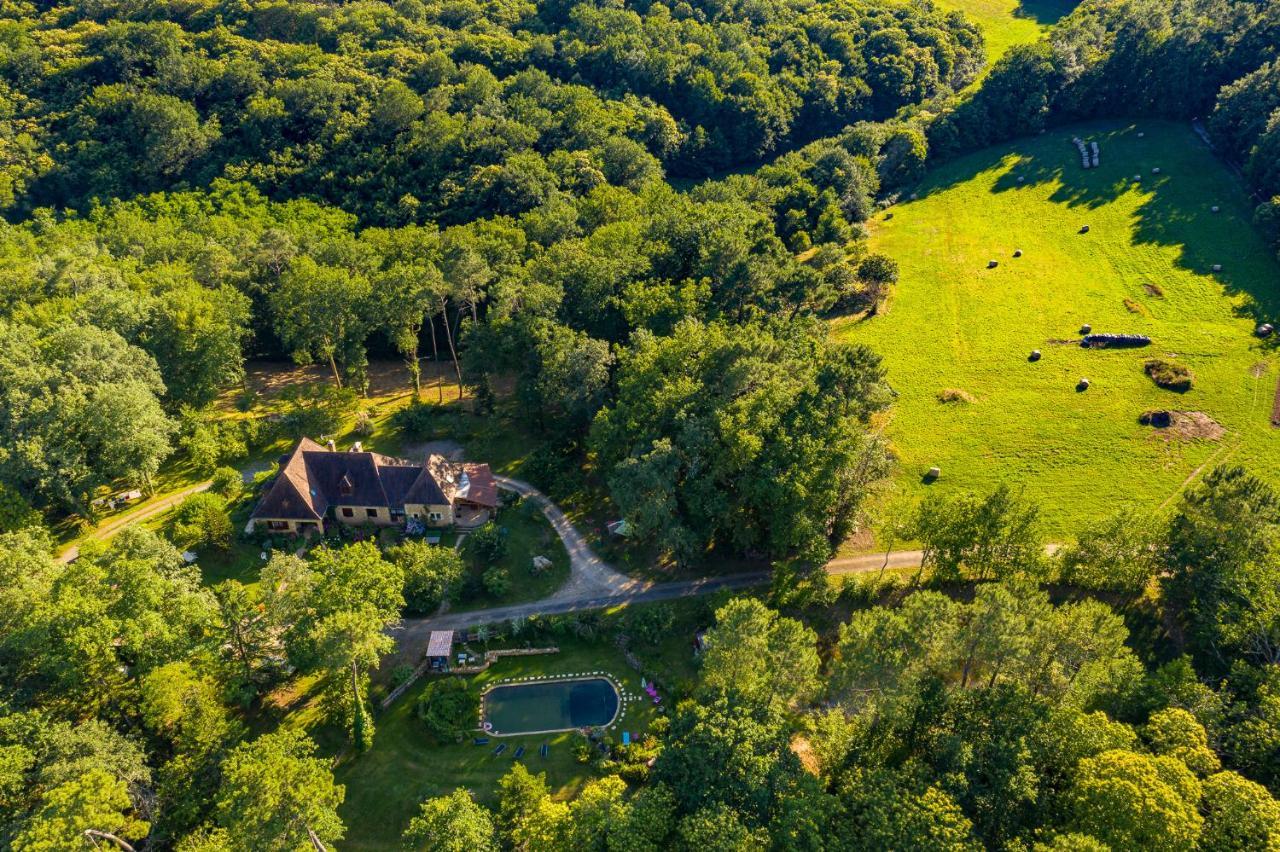Maison De Charme, Piscine Naturelle Dordogne Perigord Prats-du-Périgord エクステリア 写真