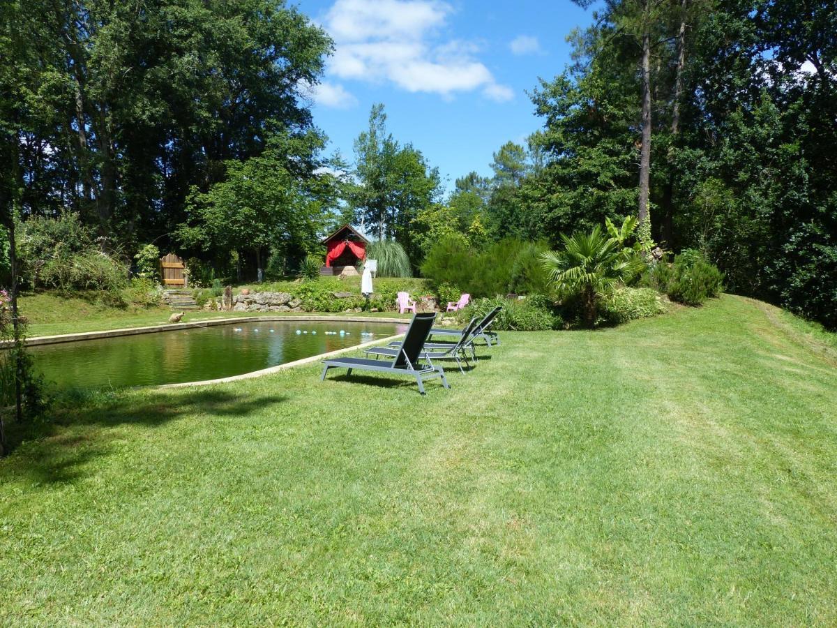 Maison De Charme, Piscine Naturelle Dordogne Perigord Prats-du-Périgord エクステリア 写真