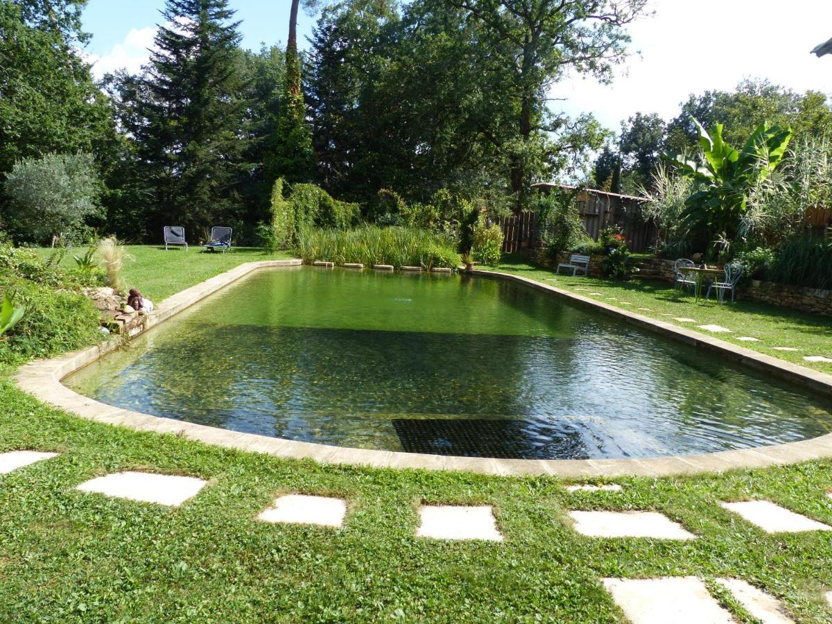 Maison De Charme, Piscine Naturelle Dordogne Perigord Prats-du-Périgord エクステリア 写真