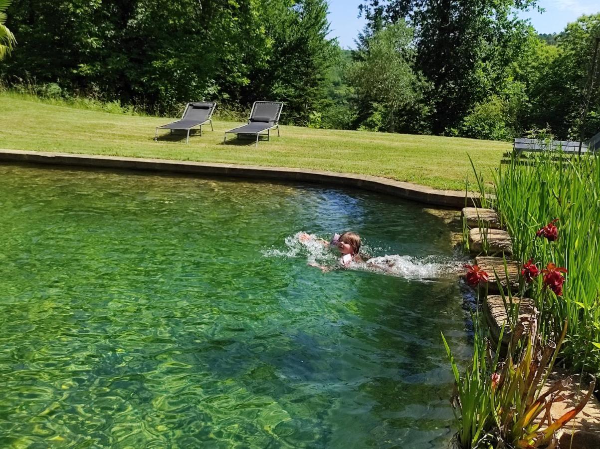 Maison De Charme, Piscine Naturelle Dordogne Perigord Prats-du-Périgord エクステリア 写真