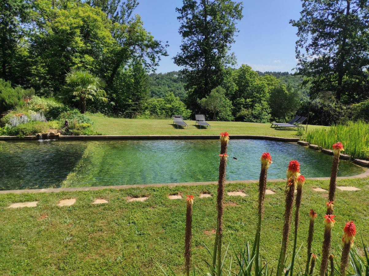 Maison De Charme, Piscine Naturelle Dordogne Perigord Prats-du-Périgord エクステリア 写真