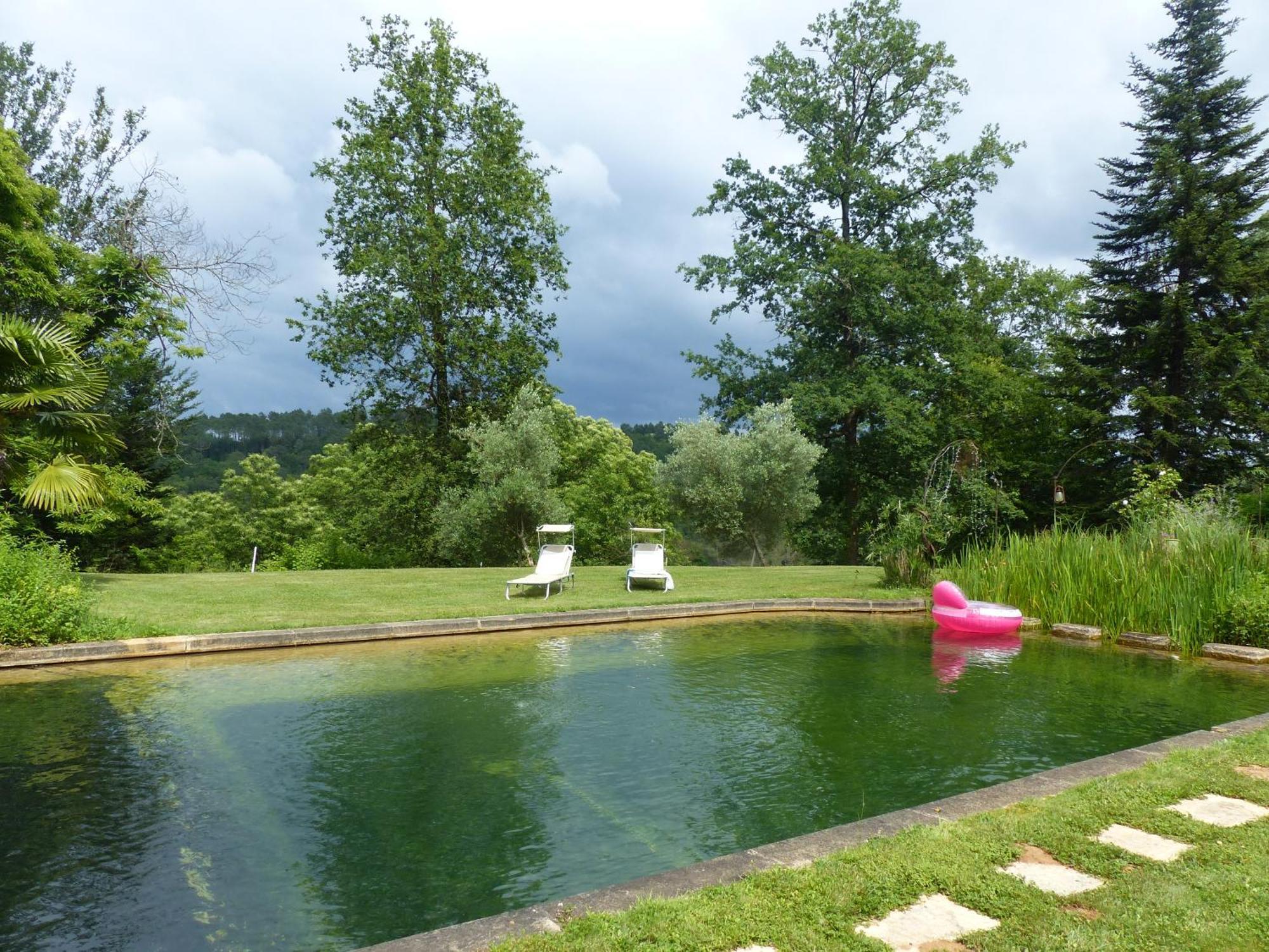 Maison De Charme, Piscine Naturelle Dordogne Perigord Prats-du-Périgord エクステリア 写真